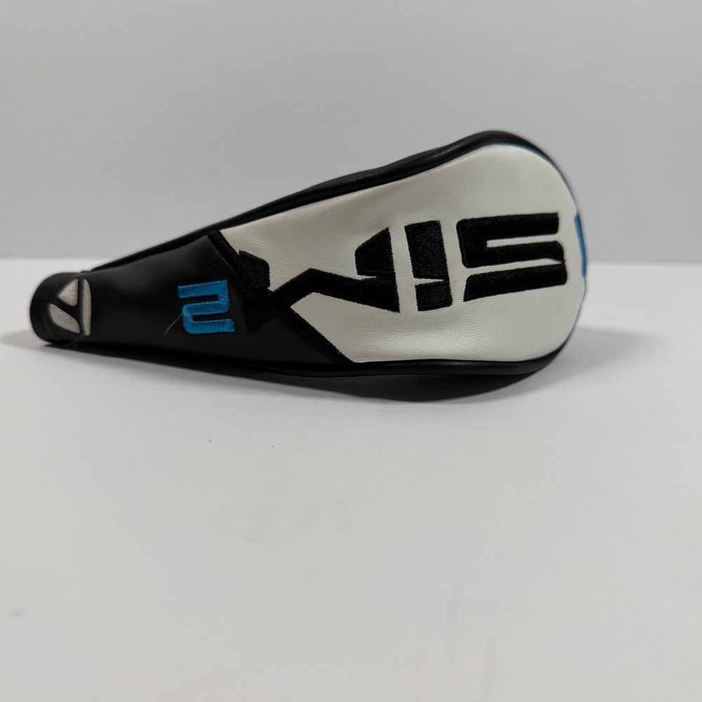 TaylorMade SIM2 Rescue Hybrid Headcover Black White‎ Blue Adjustable Number Tag
